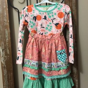 Matilda Jane Sweet Clementine dress, size 4. EUC.